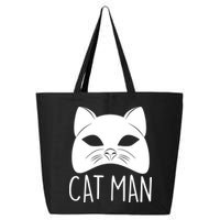 Cat Man Superhero Mask Cat Lover Fan 25L Jumbo Tote