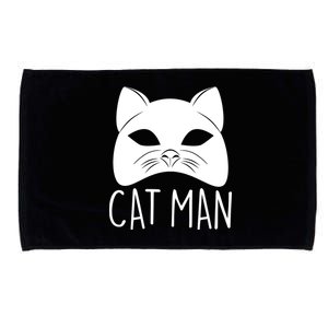 Cat Man Superhero Mask Cat Lover Fan Microfiber Hand Towel