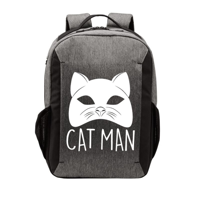 Cat Man Superhero Mask Cat Lover Fan Vector Backpack