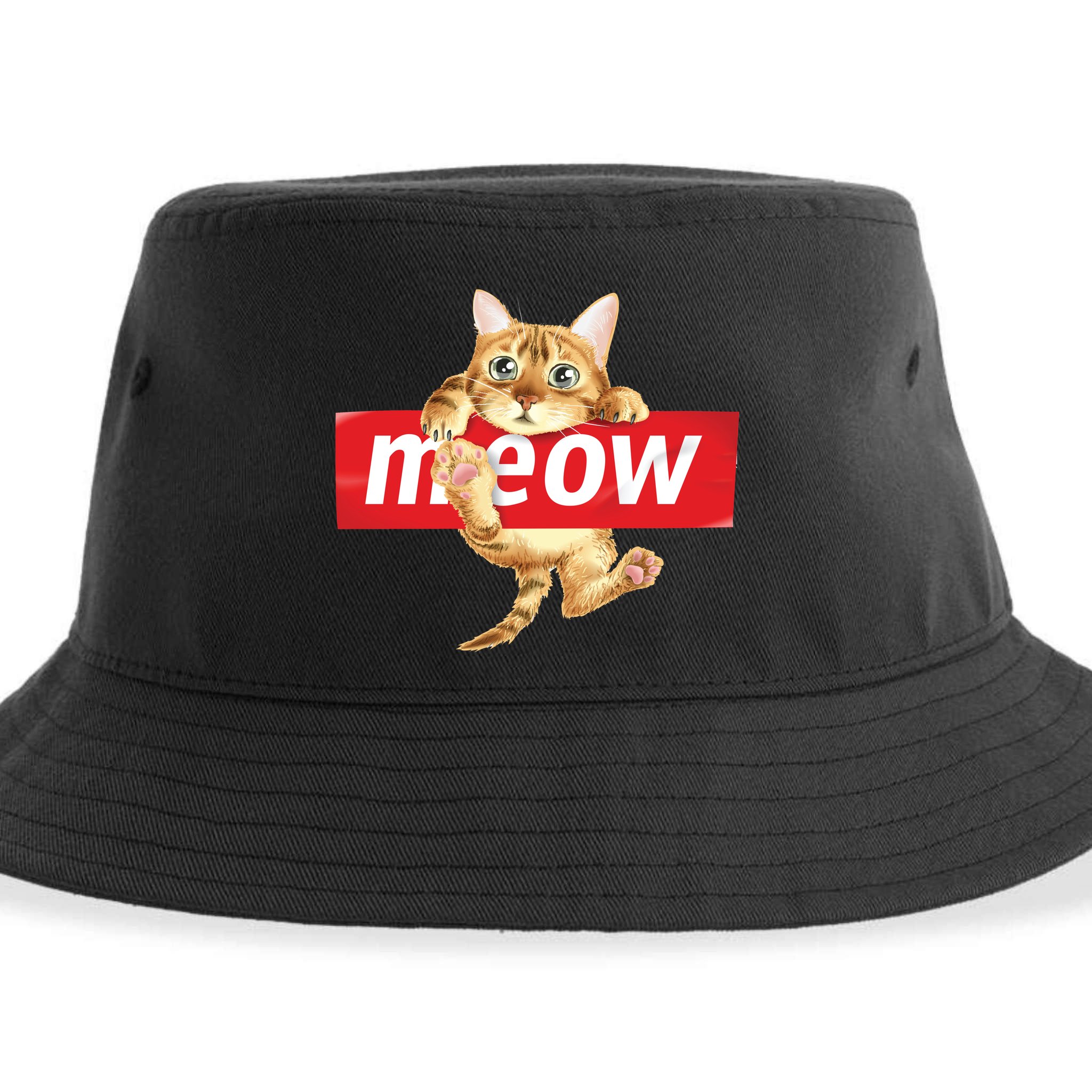 Cat Meow Supreme Sustainable Bucket Hat