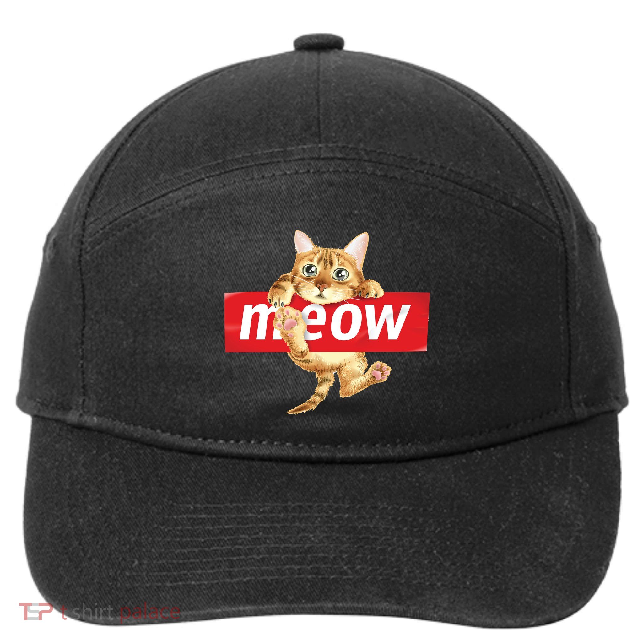 Cat Meow Supreme 7-Panel Snapback Hat