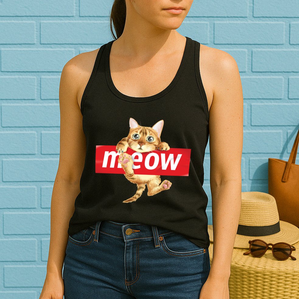 Cat Meow Supreme Womens Tank Top