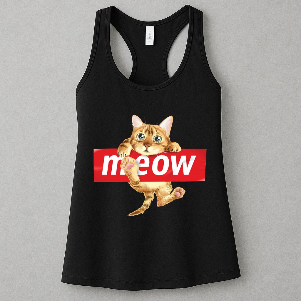 Cat Meow Supreme Womens Tank Top