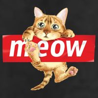 Cat Meow Supreme Golf Towel