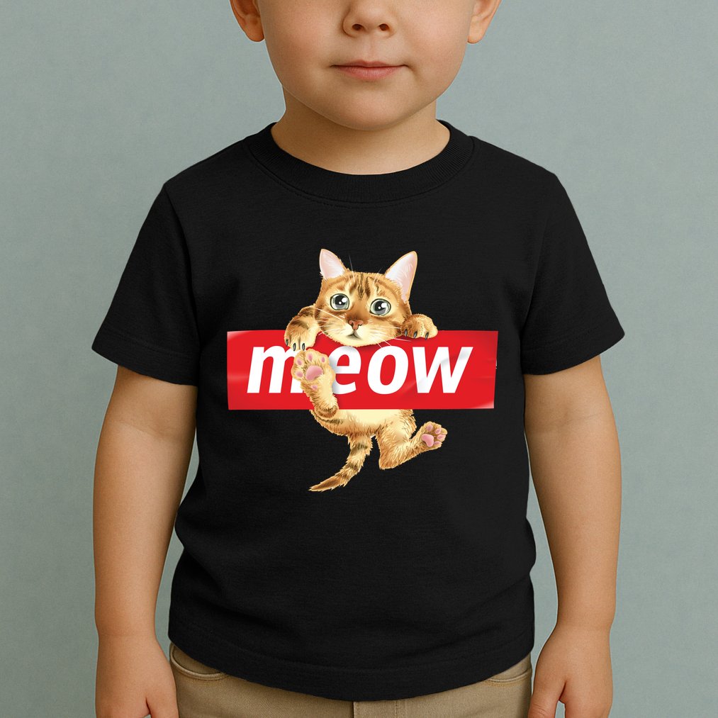 Cat Meow Supreme Toddler T-Shirt