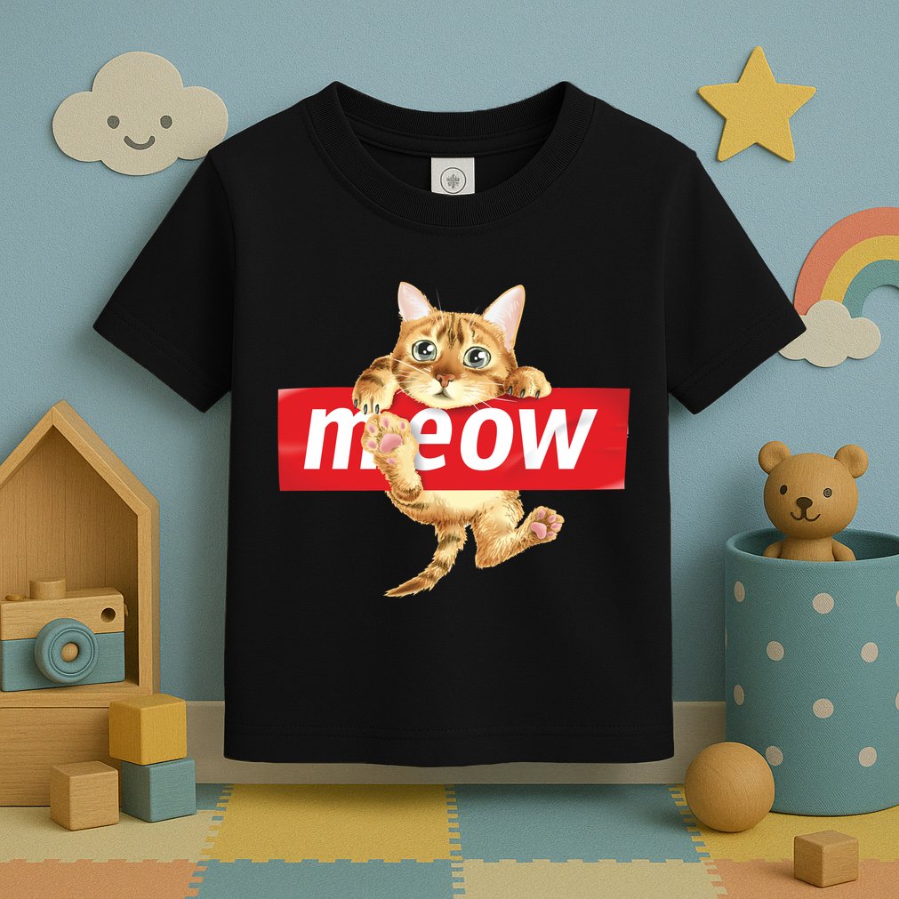 Cat Meow Supreme Toddler T-Shirt