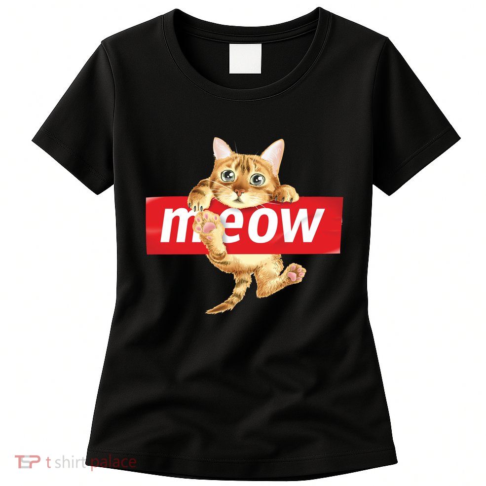 Cat Meow Supreme Womens T-Shirt