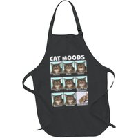 Cat Moods Funny Meme Apron
