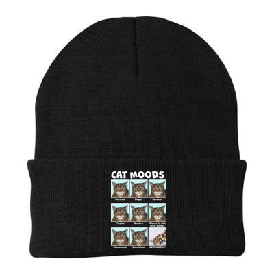 Cat Moods Funny Meme Beanie