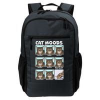 Cat Moods Funny Meme Backpack