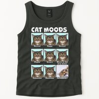 Cat Moods Funny Meme Tank Top