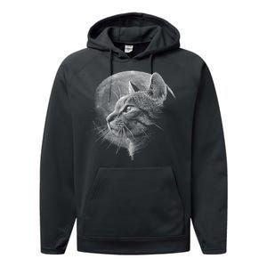 Cat Moon Performance Fleece Hoodie