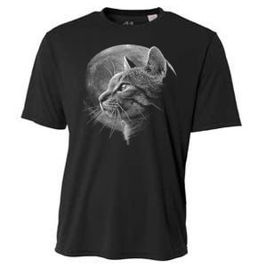 Cat Moon Cooling Performance Crew T-Shirt