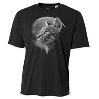 Cat Moon Cooling Performance Crew T-Shirt