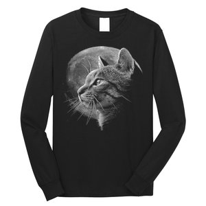 Cat Moon Long Sleeve Shirt