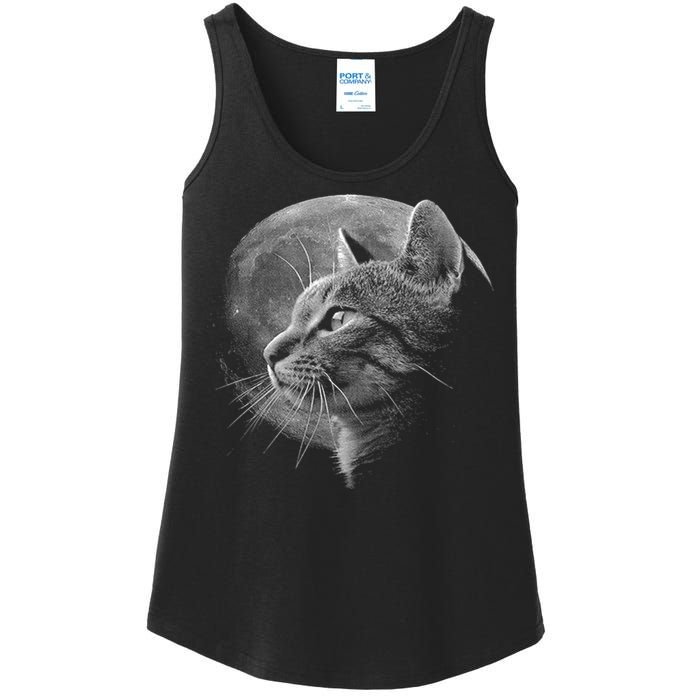 Cat Moon Ladies Essential Tank