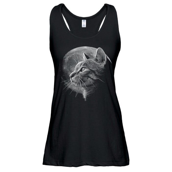 Cat Moon Ladies Essential Flowy Tank