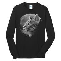 Cat Moon Tall Long Sleeve T-Shirt