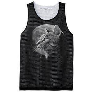 Cat Moon Mesh Reversible Basketball Jersey Tank