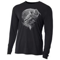 Cat Moon Cooling Performance Long Sleeve Crew