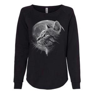 Cat Moon Womens California Wash Sweatshirt