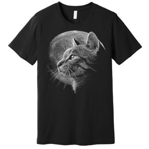 Cat Moon Premium T-Shirt