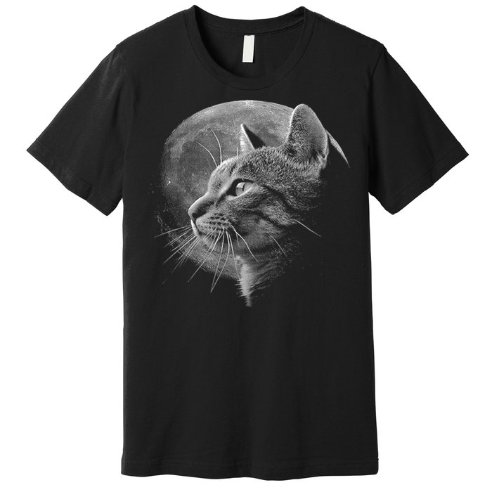 Cat Moon Premium T-Shirt