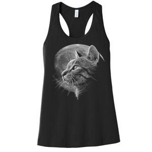 Cat Moon Women's Racerback Tank