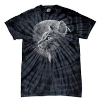 Cat Moon Tie-Dye T-Shirt