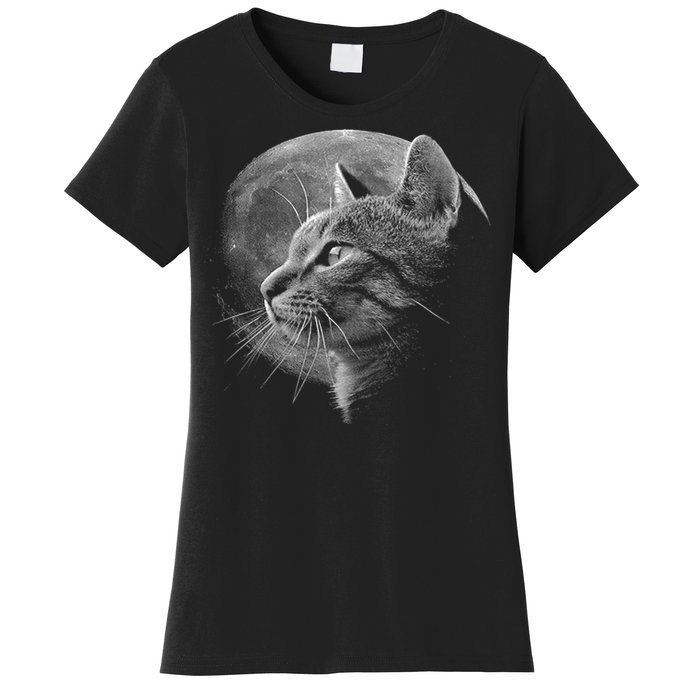 Cat Moon Women's T-Shirt