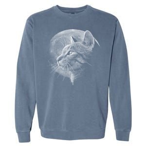 Cat Moon Garment-Dyed Sweatshirt