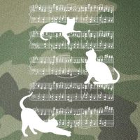Cat Music Note Sheet Legacy Tie Dye Trucker Hat