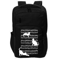 Cat Music Note Sheet Impact Tech Backpack