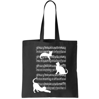 Cat Music Note Sheet Bag