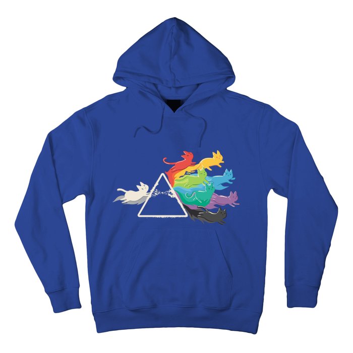 Cat Rainbow Prism Hoodie