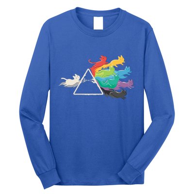 Cat Rainbow Prism Long Sleeve Shirt