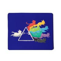 Cat Rainbow Prism Mousepad