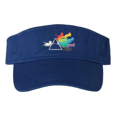 Cat Rainbow Prism Valucap Bio-Washed Visor