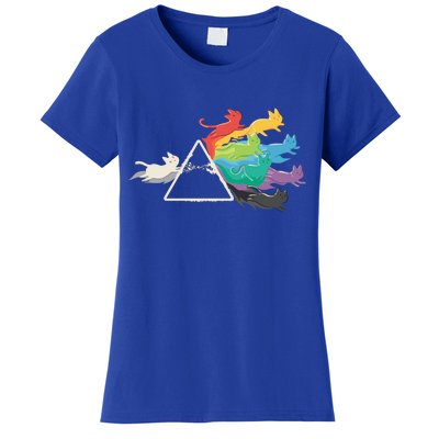 Cat Rainbow Prism Women's T-Shirt