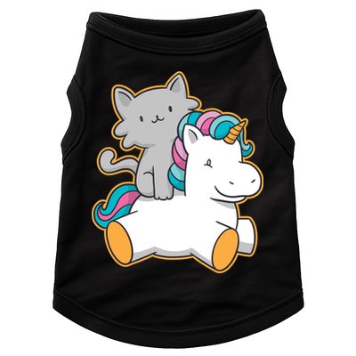 Cat Riding Unicorn Doggie Tank