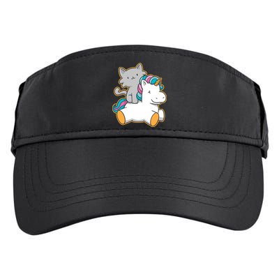 Cat Riding Unicorn Adult Drive Performance Visor
