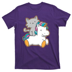 Cat Riding Unicorn T-Shirt