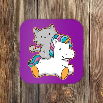 Cat Riding Unicorn Coaster