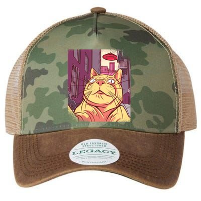 Cat Selfie Funny Legacy Tie Dye Trucker Hat