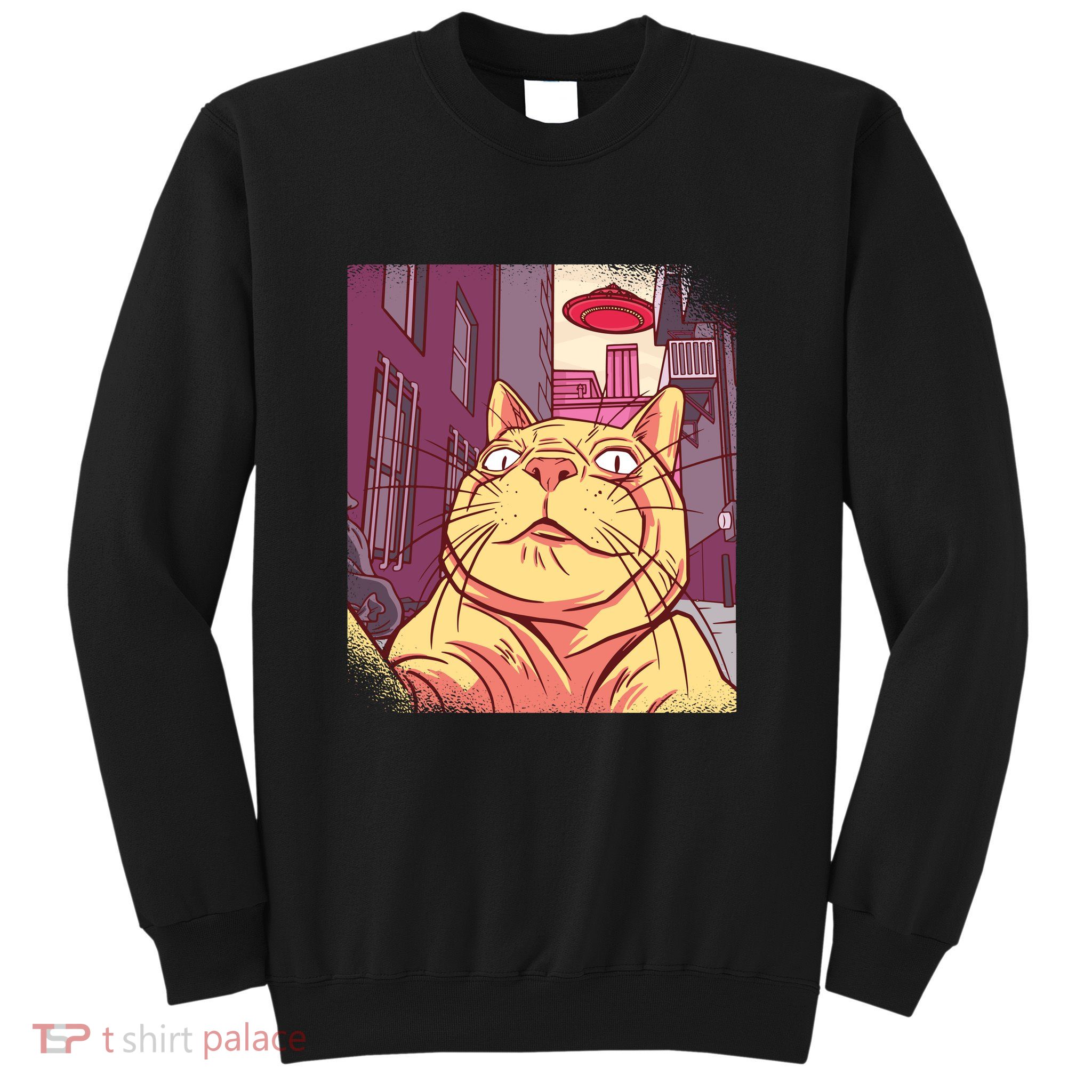 Cat Selfie Funny Sweatshirt