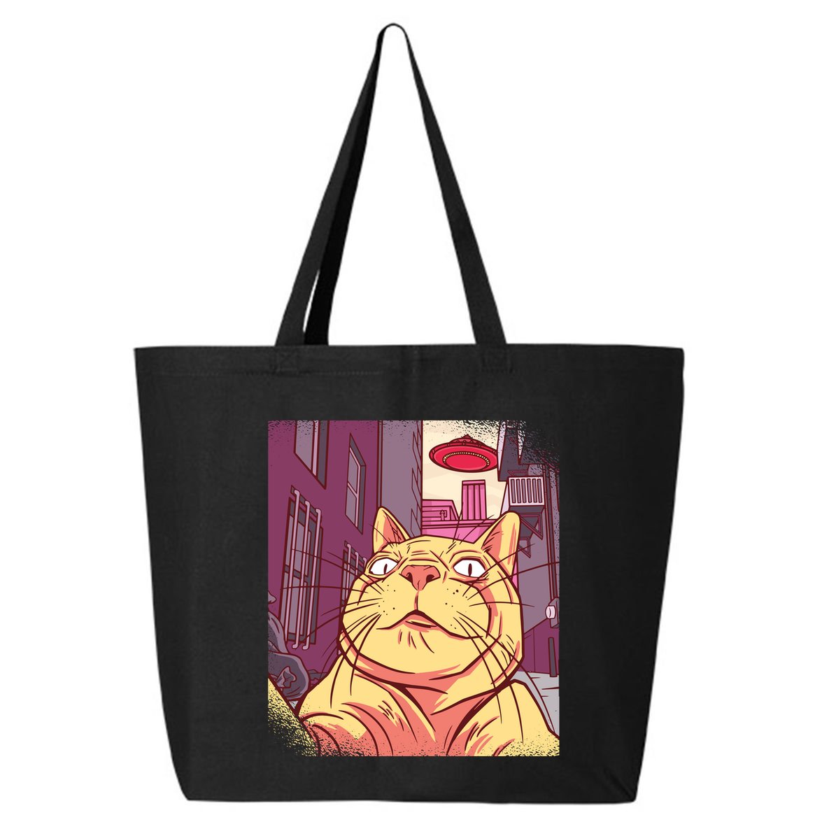 Cat Selfie Funny 25L Jumbo Tote