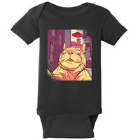 Cat Selfie Funny Baby Bodysuit