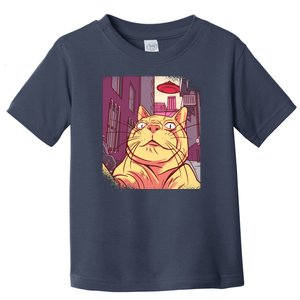 Cat Selfie Funny Toddler T-Shirt