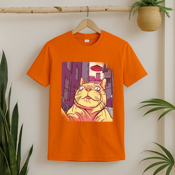 Cat Selfie Funny T-Shirt
