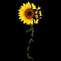 Cat Sunflower Sunshine Cooling Performance Crew T-Shirt